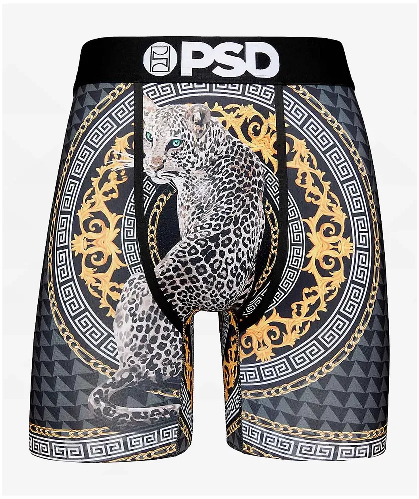 PSD Rich Leopard Black Boxer Briefs