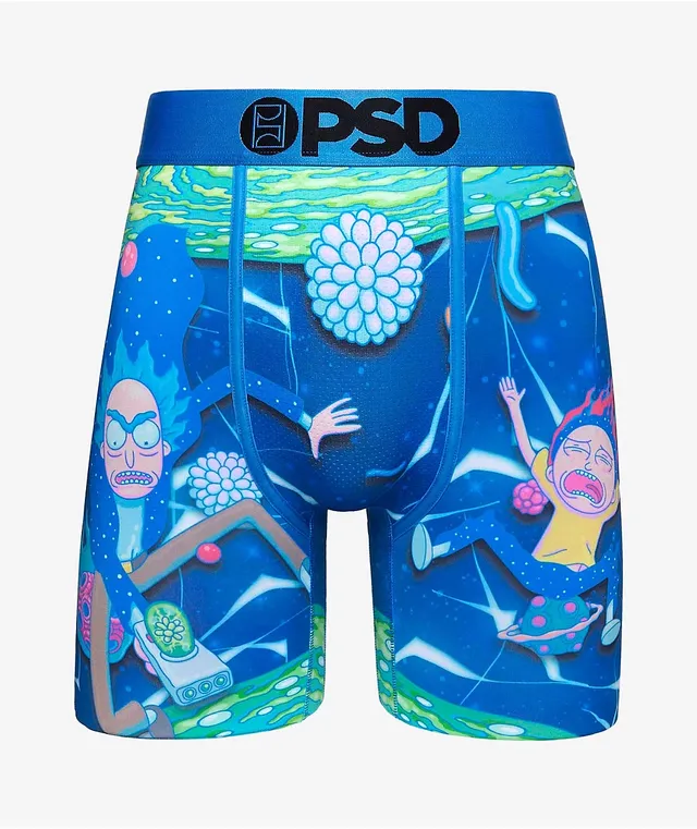 Rue21 PSD Rick And Morty Tie Dye Print Boxer Briefs