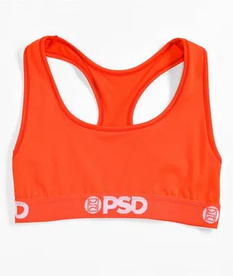 PSD Solid Tangerine Sports Bra
