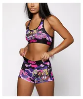 PSD x Bratz Purple Camo Sports Bra