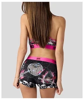 PSD x Broken Promises Chainsaw Black & Pink Boyshort Underwear