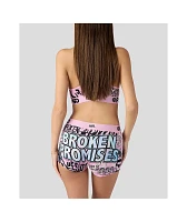 PSD x Broken Promises Holo Promises Pink Boyshort Underwear