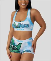 PSD x Cookies Nuggs Blue Sports Bra