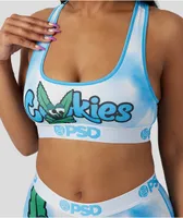 PSD x Cookies Nuggs Blue Sports Bra