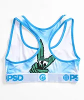 PSD x Cookies Nuggs Blue Sports Bra