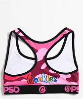 PSD x Cookies Pink Camo Sports Bra