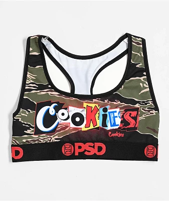 PSD x Cookies Ransom Camo Sports Bra