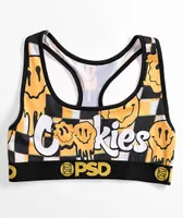 PSD x Cookies Smiles Checkered Sports Bra