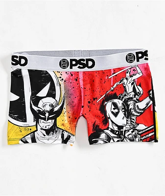 PSD x Deadpool Wolverine and Deadpool Holy Snikt! Boyshort Underwear