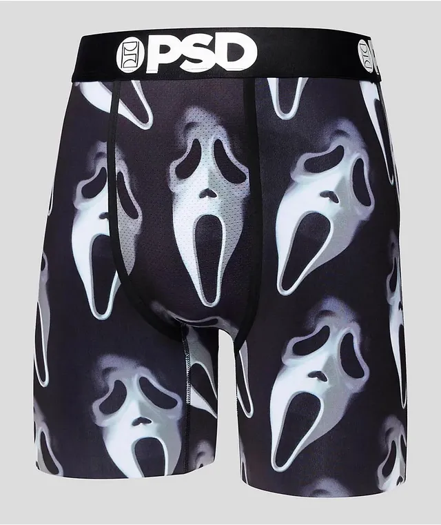 PSD x Ghost Face Dark Black Boxer Briefs