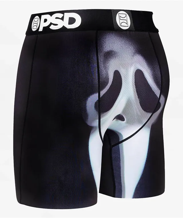 PSD x Ghost Face All Over Black Boxer Briefs, psd 