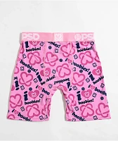 PSD x Keep A Breast Foundation I Heart Boobies Pink Boxer Briefs