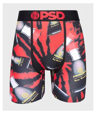 PSD x Kikkoman Bottles Red & Black Boxer Briefs