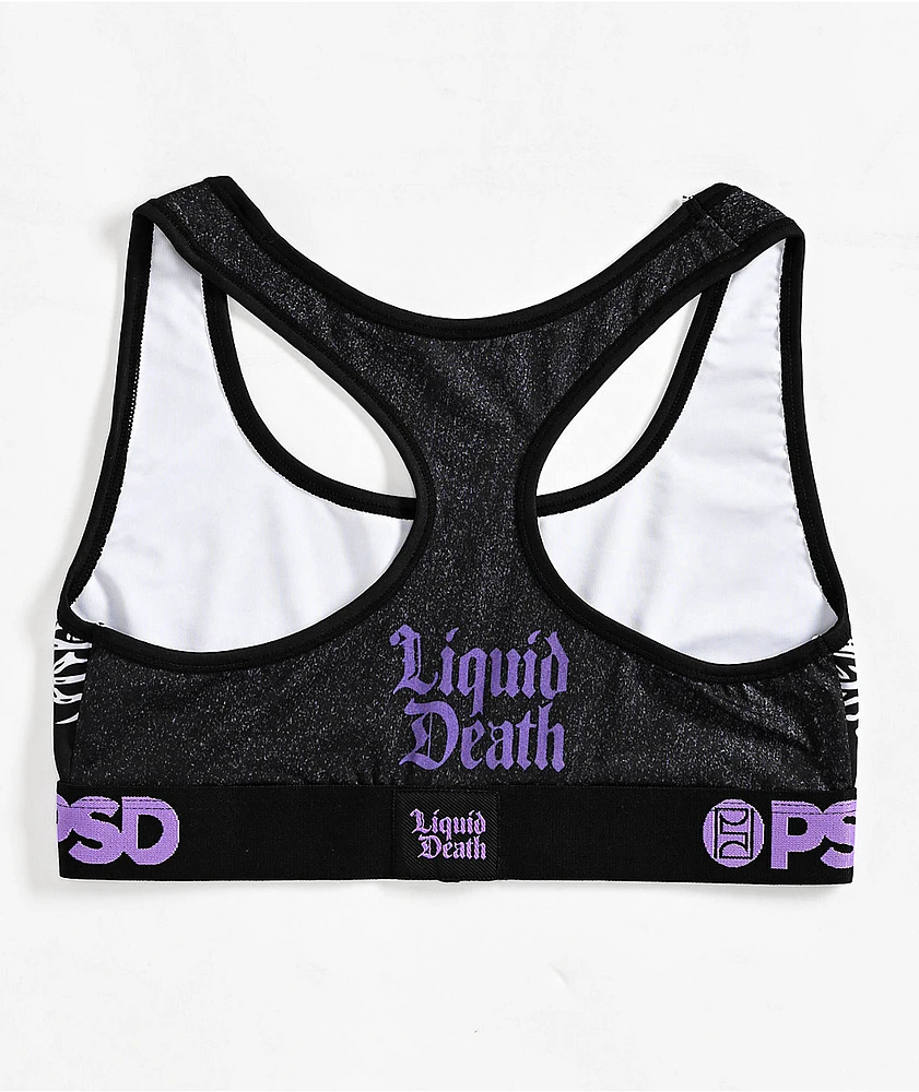 PSD x Liquid Death Skull Sports Bra