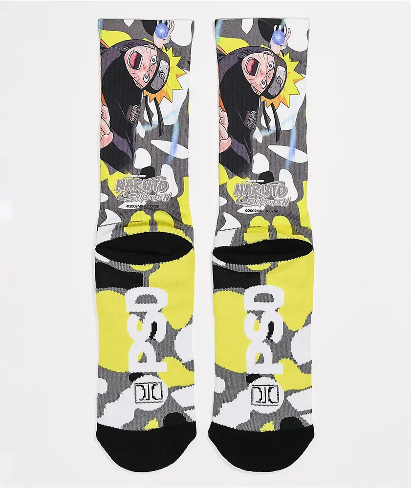 PSD x Naruto Camo Crew Socks