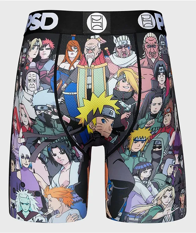 PSD x Naruto Kids Sasuke Clones Purple Camo Boxer Briefs