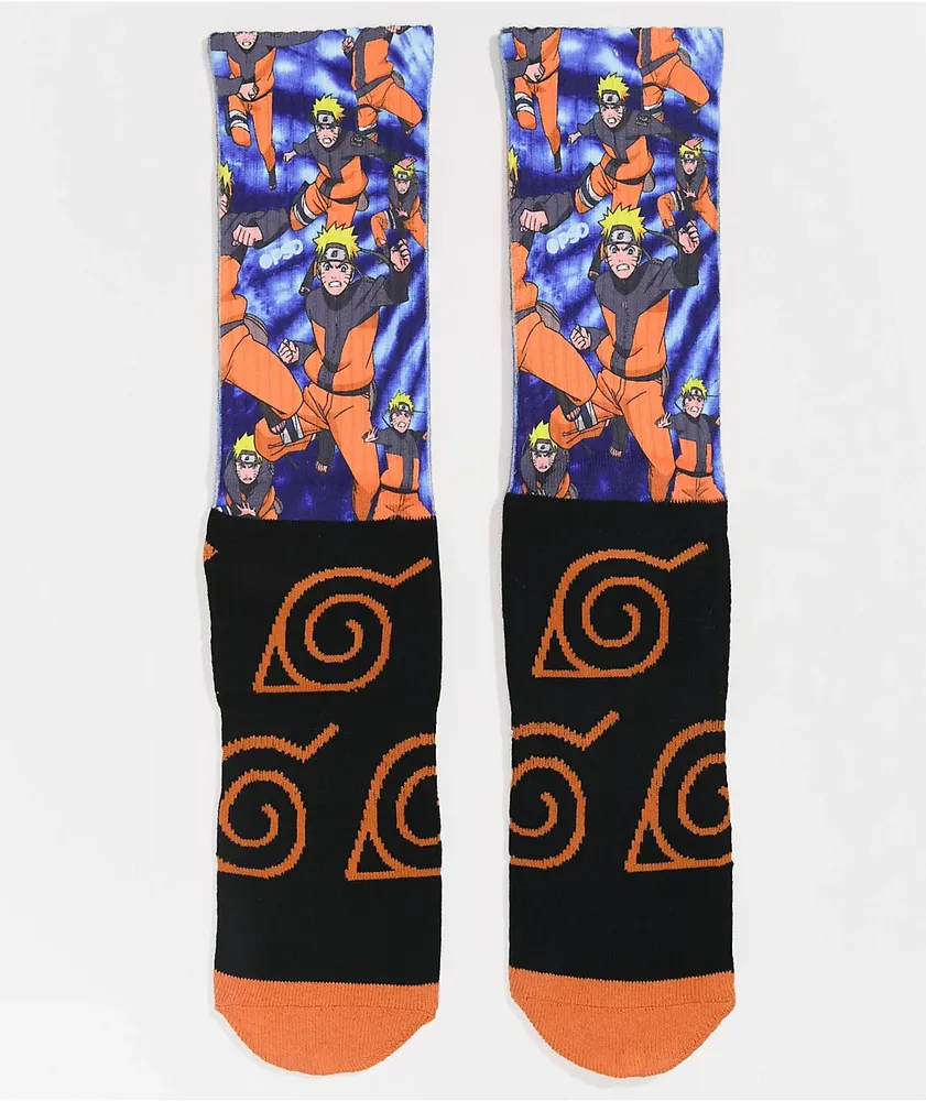 Naruto Vs. Sasuke Tie-Dye PSD Boxer Briefs