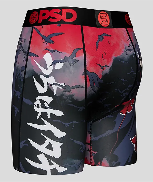 PSD Men's x Naruto Patches Black Boxer Brief Underwear Clothing Apparel  Class