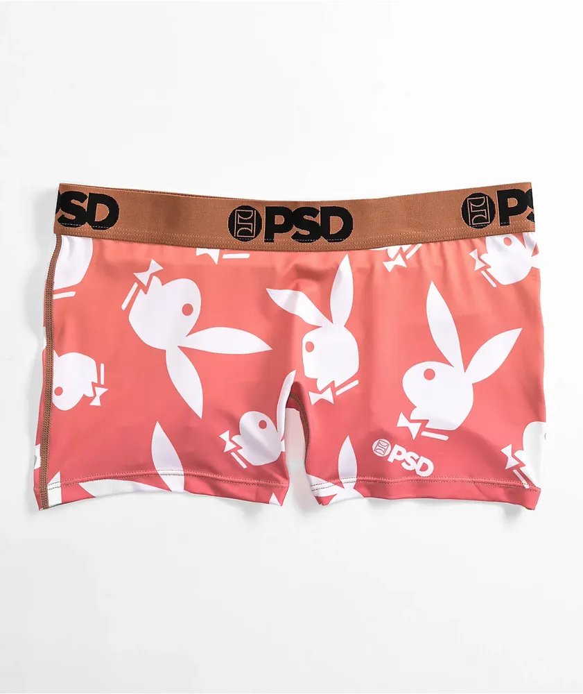 Playboy Bunny Y2K Purple PSD Boy Shorts Underwear-XLarge 