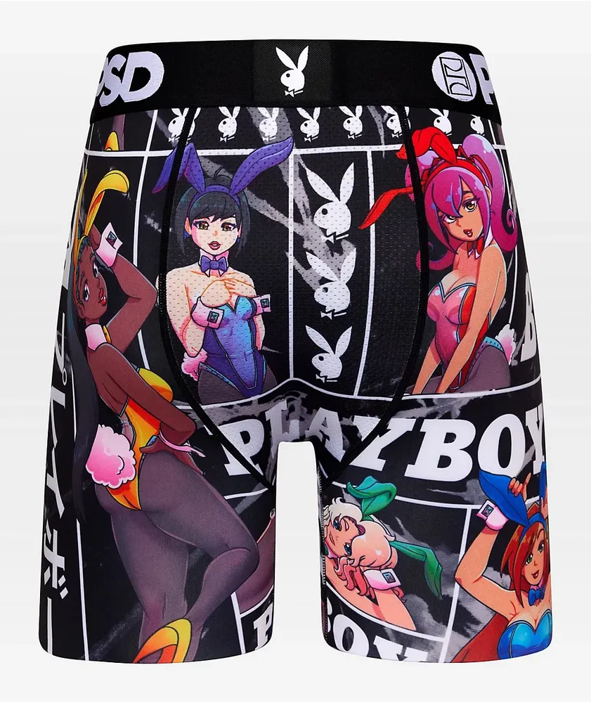 PSD x Playboy Anime Bunny Black Boxer Briefs