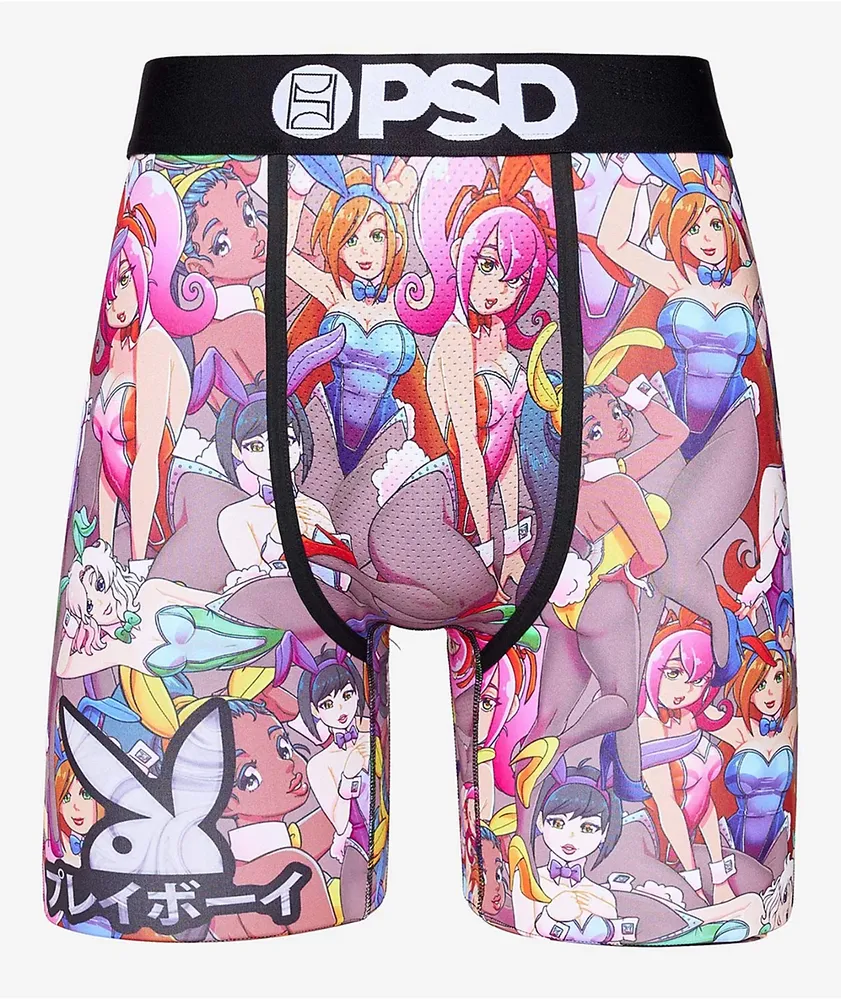 PSD Playboy Warp Checks Bunny Sexy Underwear Checkered Boxer