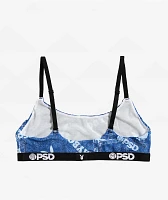 PSD x Playboy Denim Mesh Blue Bralette