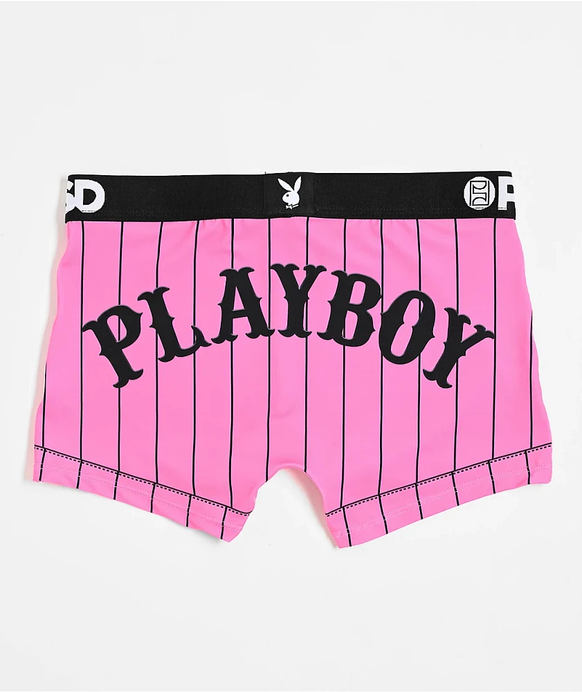 PSD x Playboy Play Ball Pink Boyshort Underwear