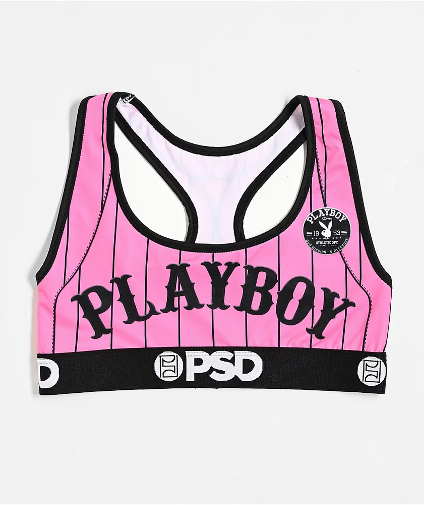 PSD x Playboy Play Ball Pink Sports Bra