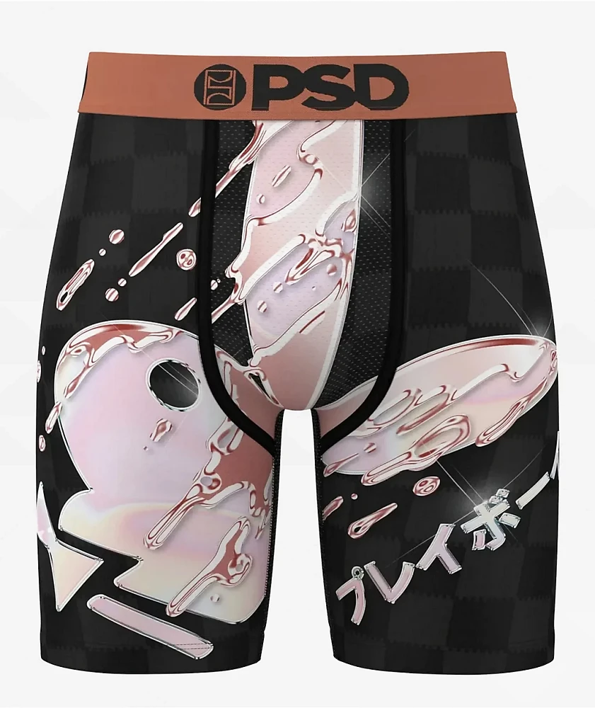 PSD x Playboy Rose Drippin' Black Boxer Briefs