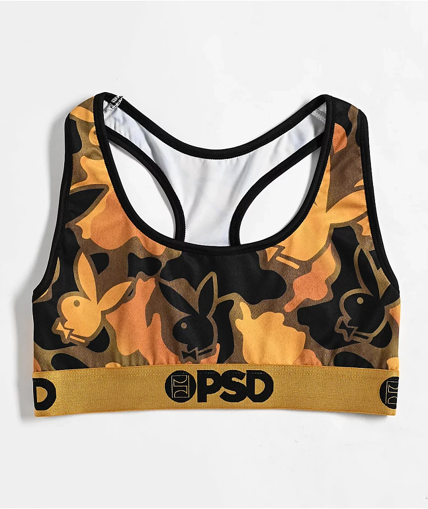 PSD x Playboy Silk Gold Sports Bra