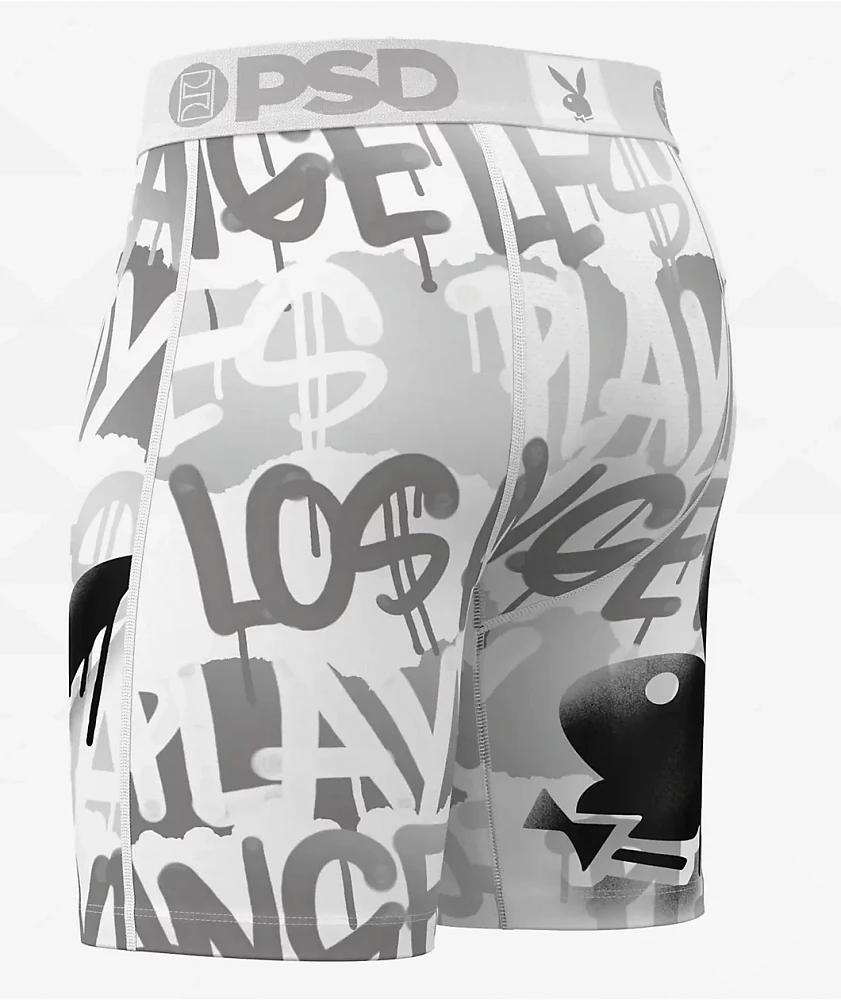 PSD x Playboy Silver Spray Boxer Briefs