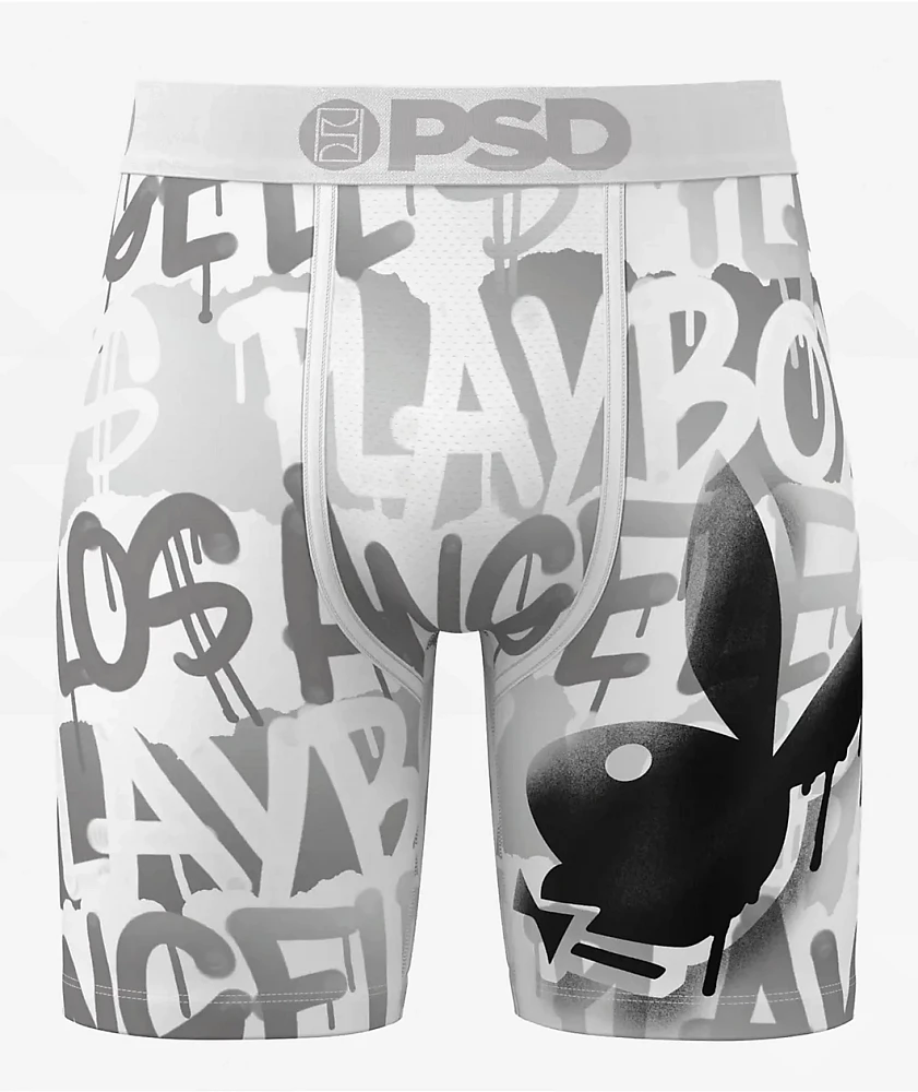 PSD x Playboy Silver Spray Boxer Briefs