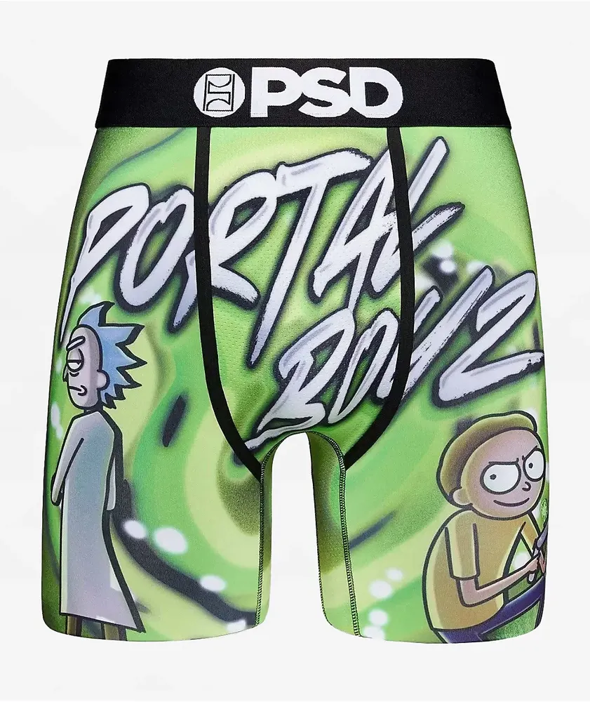PSD, Underwear & Socks, Psd Rick And Marty Portal Trip Men Boxer Brief