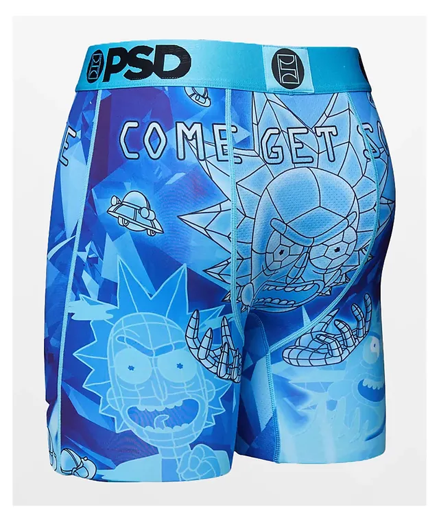 PSD x Rick And Morty Come Get Some Blue Boxer Briefs