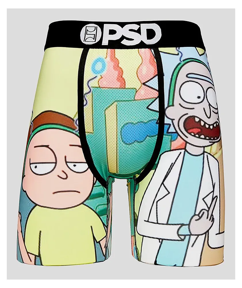 PSD, Underwear & Socks, Psd Rick Morty Pickle Boxer Briefs S