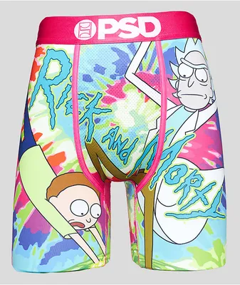PSD x Rick and Morty Portal Trip Pink & Blue Boxer Briefs