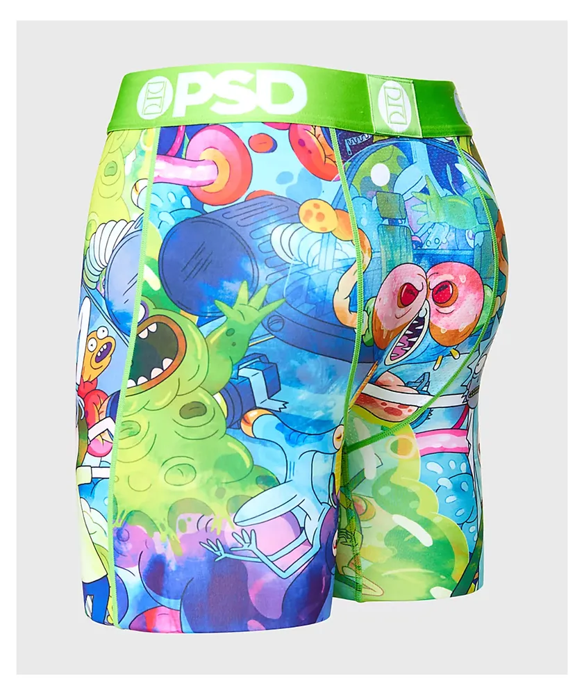 Buy Official Rick and Morty Holiday Tie Dye PSD Boxer Briefs