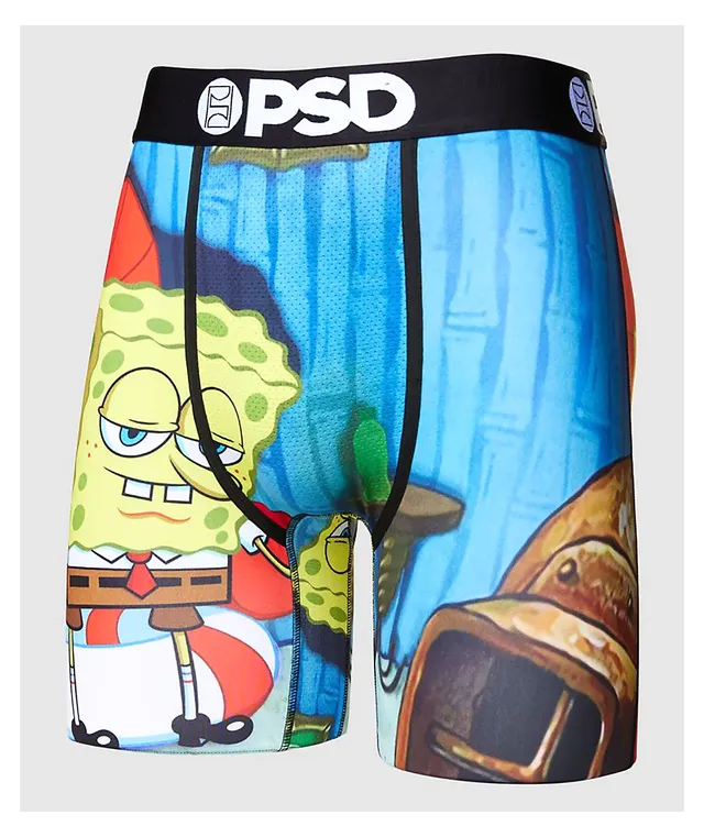 SALE FINAL SALE  PSD Underwear Spongebob Faces (Yellow)