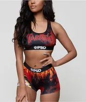 PSD x Tapatio Red Tie Dye Boyshort Underwear