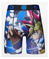 PSD x Yu-Gi-Oh Yami Yugi Blue, White, & Black Camo Boxer Briefs