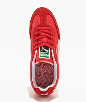 PUMA Women's Arizona Nylon Red & Grey Shoes