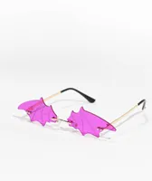 PURPLE BAT SUNGLASSES