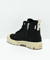 Palladium Pampa Hi Organic Black Boots