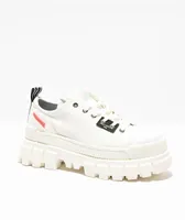 Palladium Revolt Lo Tx White Platform Shoes