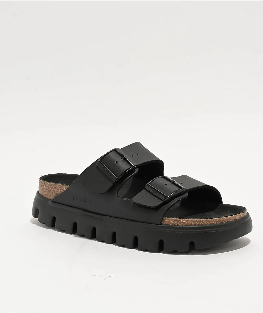 Papillio By Birkenstock Arizona Chunky Black Platform Sandals