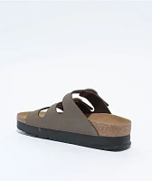 Papillio By Birkenstock Florida Platflex Mocha Sandals