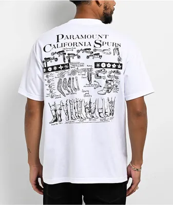 Paramount Spur White T-Shirt