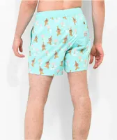 Party Pants Beer Run Mint Board Shorts