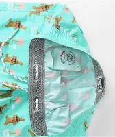 Party Pants Beer Run Mint Board Shorts