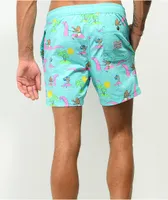 Party Pants Beerlieve Mint Board Shorts 